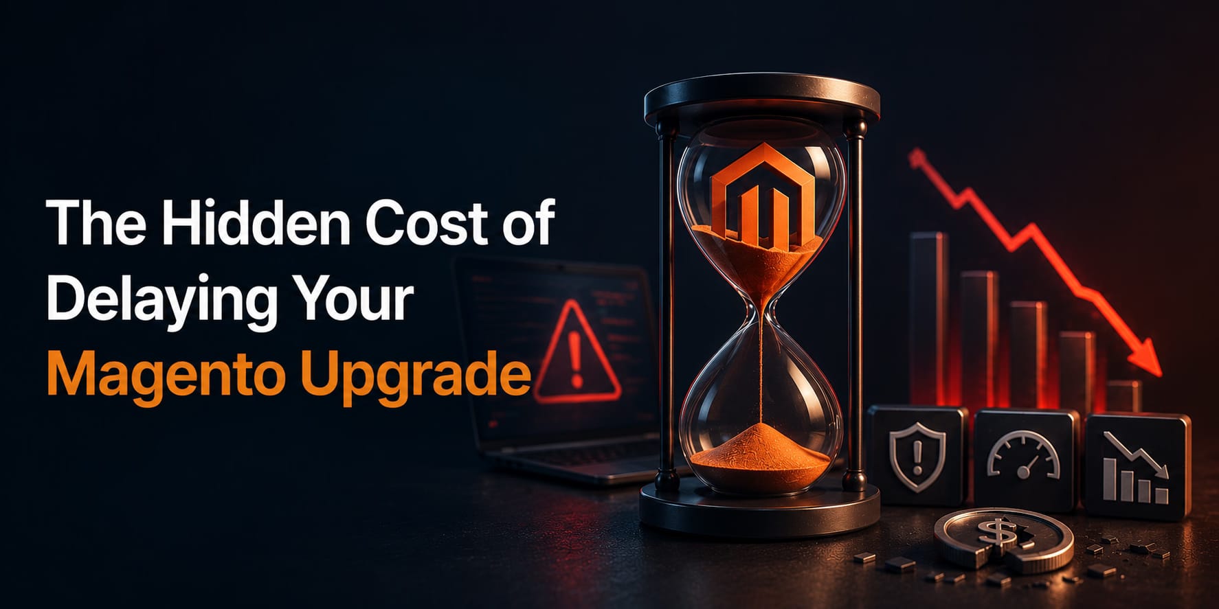 The Hidden Cost of Delaying  Your Magento Upgrade:  Security, Performance &  Revenue Risks